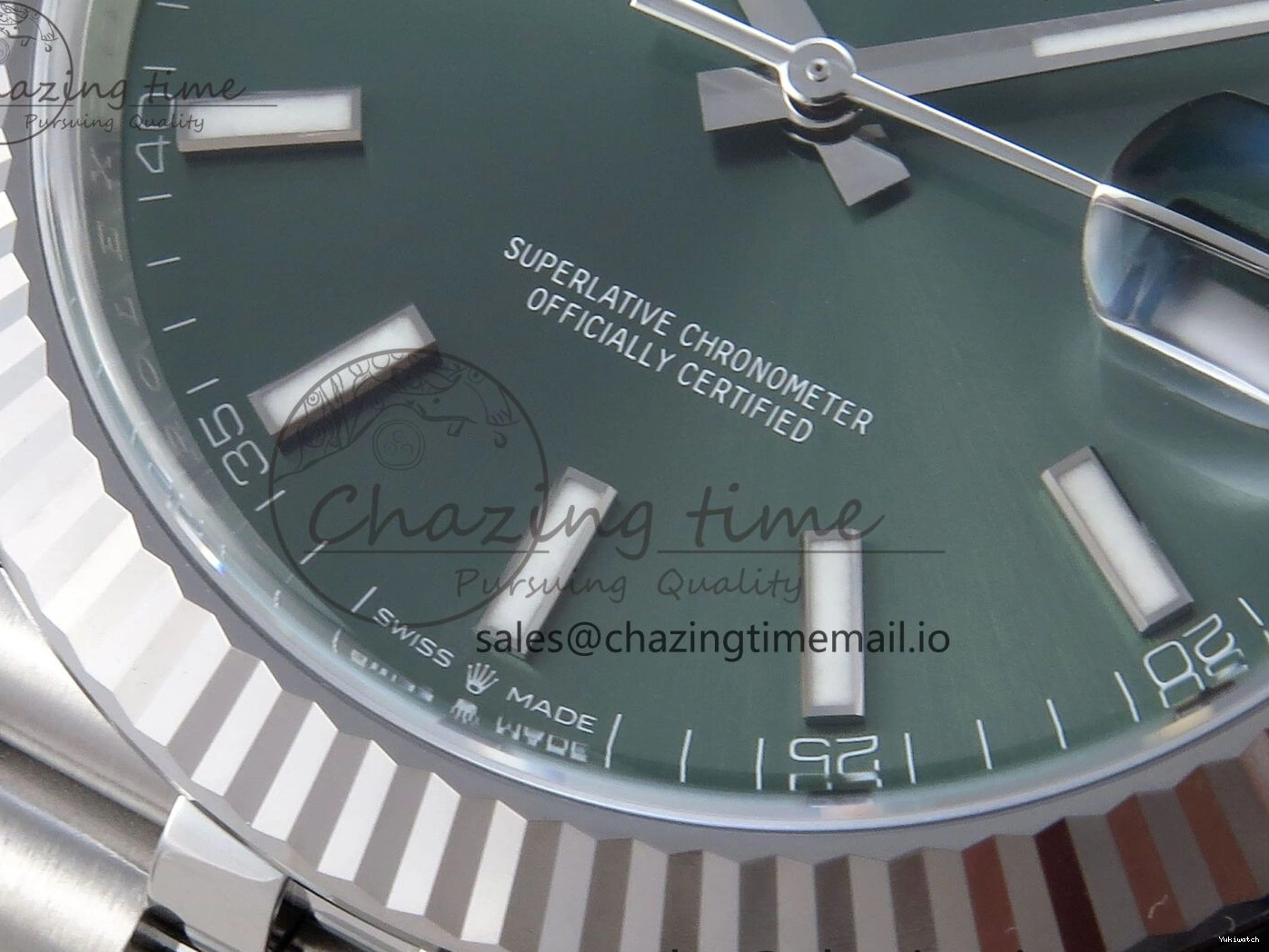 Edition Clean Jubilee Green Stick on Dial 126334 Bracelet SS Datejust VR3235 Best 1:1 41mm 0512